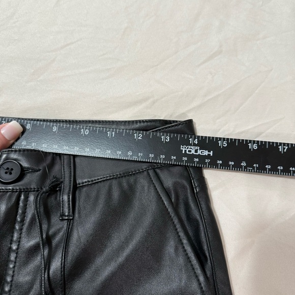 Kut From the Kloth Women’s Faux Leather Ellery Front Slit Flare Pants Size 4 - Picture 9 of 13